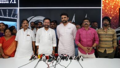 Rakesh Varre played well in the role of Jitender Reddy - Central Minister Kishan Reddy